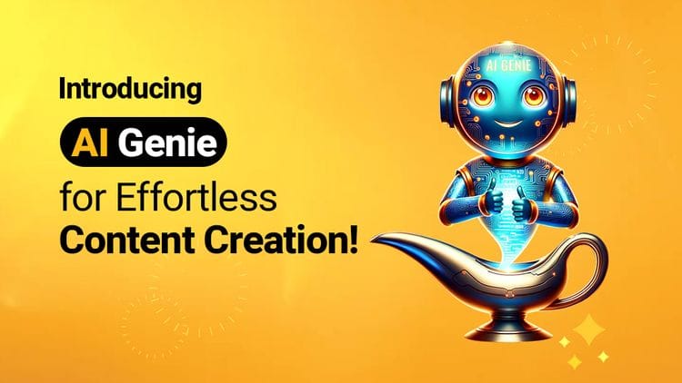 Introducing AI Genie for Effortless Content Creation!