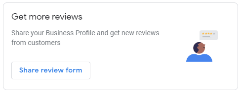 Share your Google My Business review form