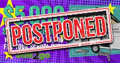 $5K Giveaway Postponed