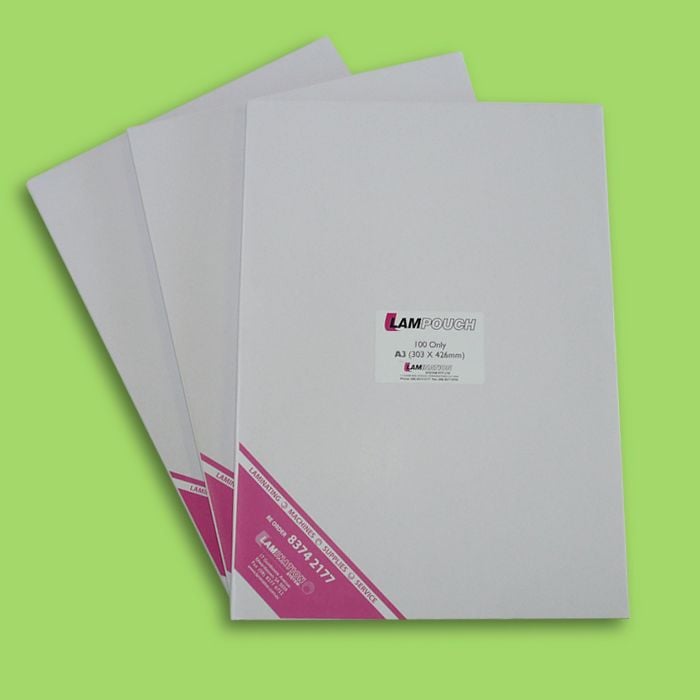 A3 125 Micron Gloss BULK 1 Caton (5 pkts)