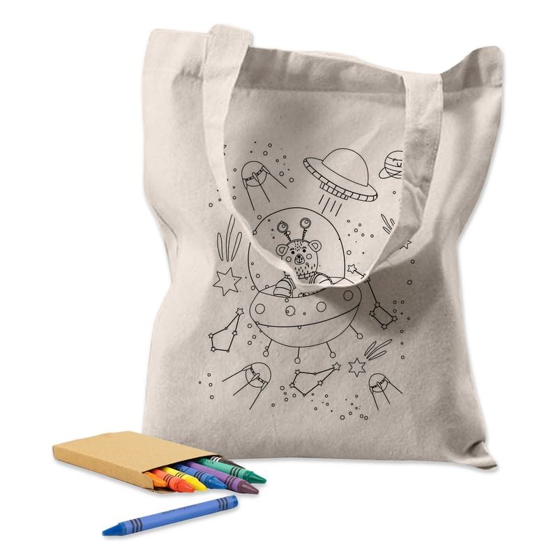 Colouring Calico Bag No Gusset Colouring Calico Bag No Gusset