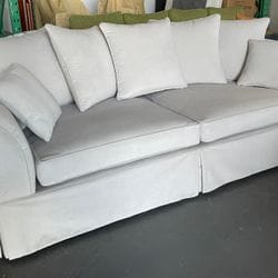 Reupholstered lounge