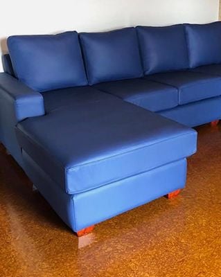 Upholstered Blue  lounge suite Upholstered Blue  lounge suite