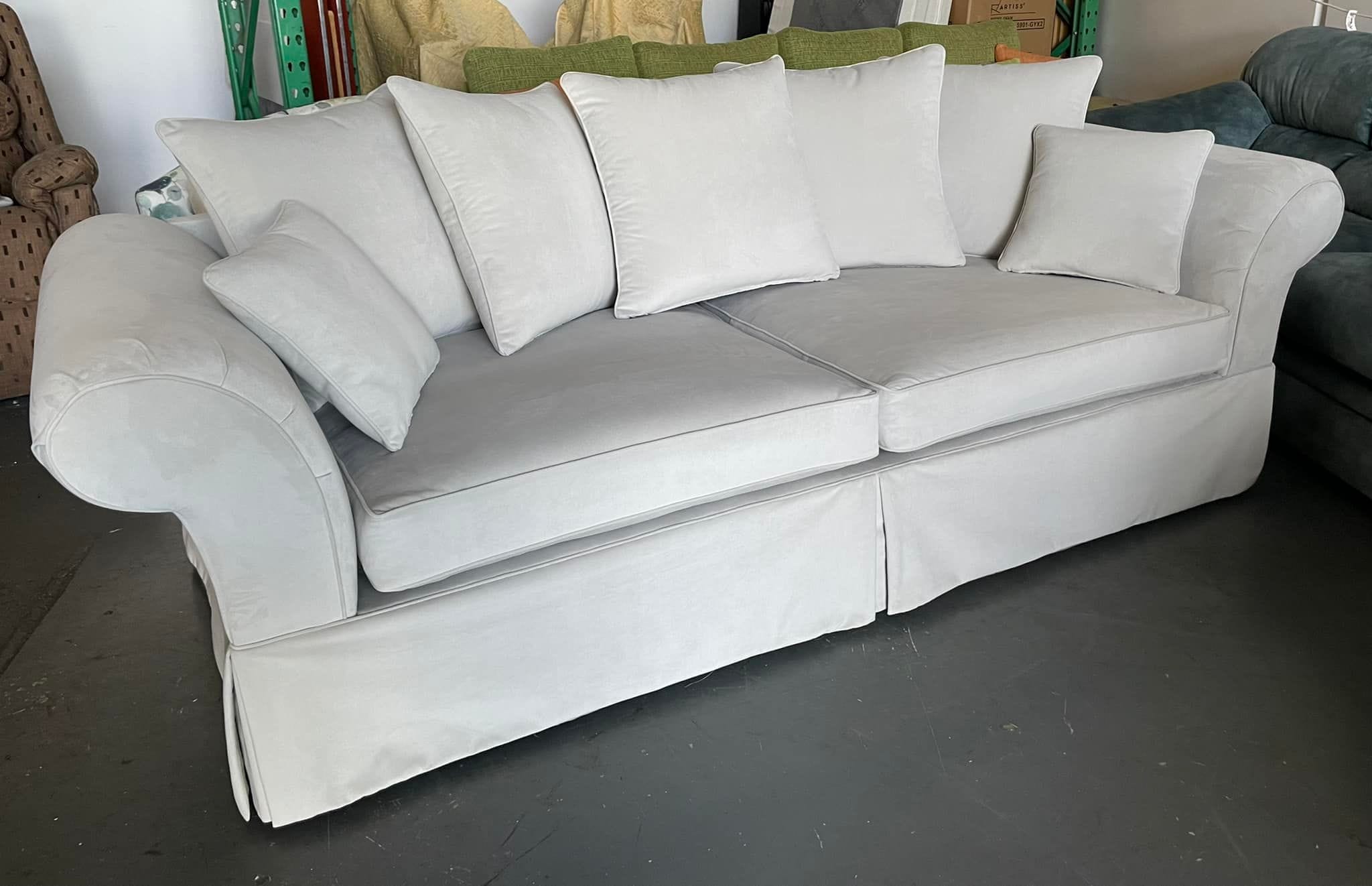 Reupholstered Couch