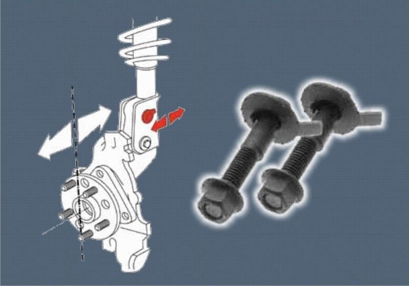 camber bolts adjusting