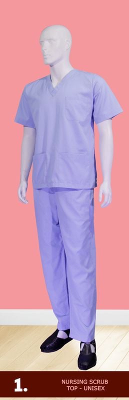 Nurse Scrub Top Unisex
