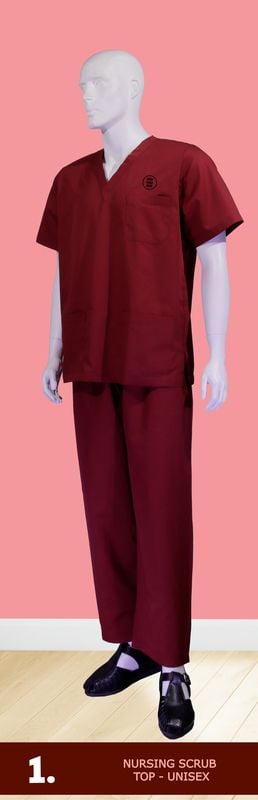 Nurse Scrub Top Unisex