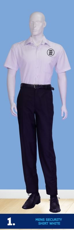 Mens Security Shirt White