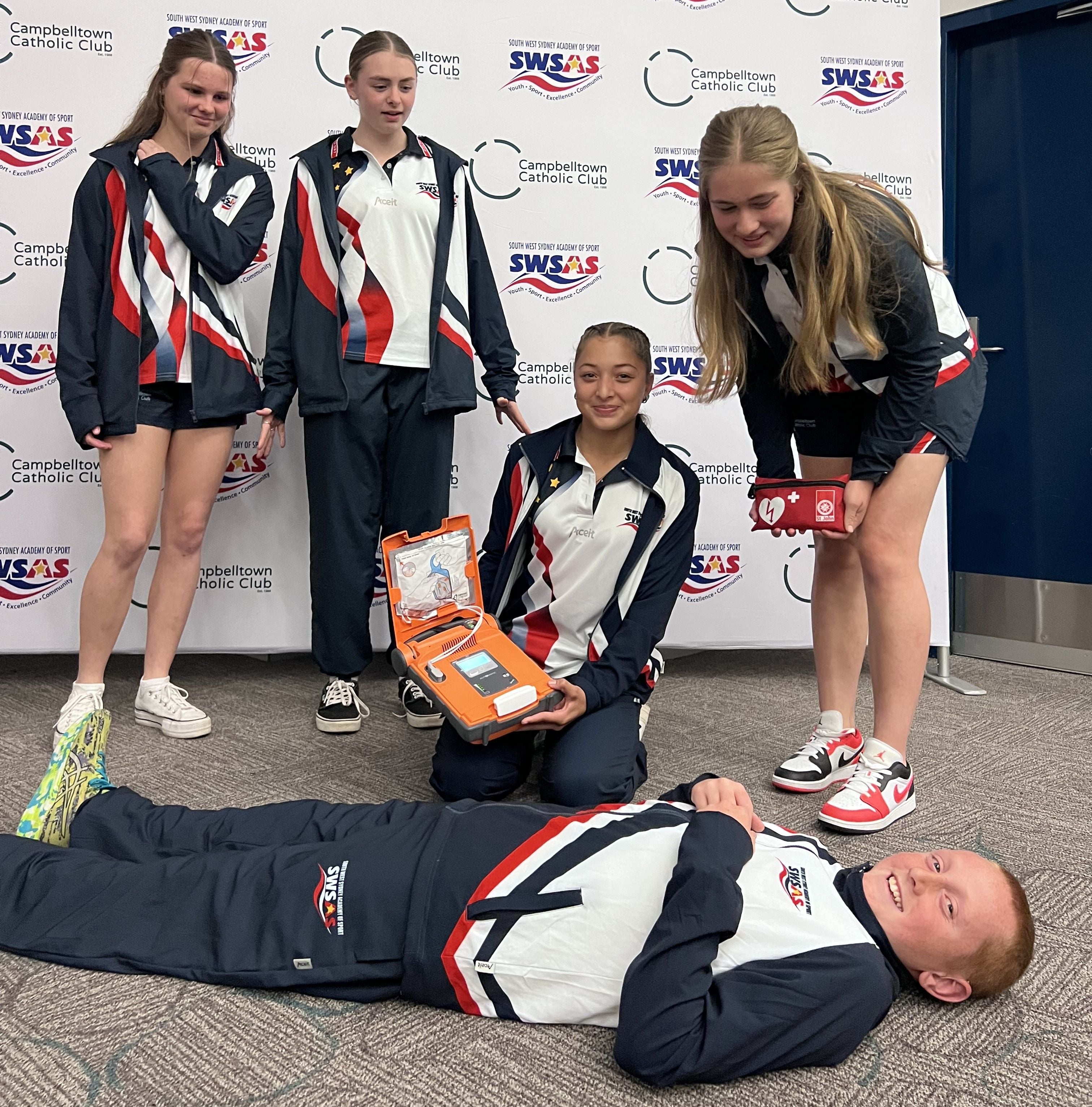 Academy Receives Vital Defibrillator Grant