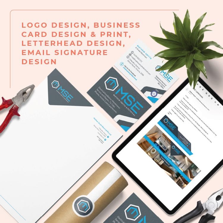 electrician business cards