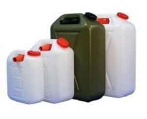 Jerry Can Style Water Containers