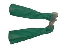 Nitrile heavy duty chemical gloves long Nitrile heavy duty chemical gloves long