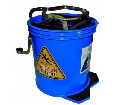 Edco 16L Metal Wringer Mop Bucket