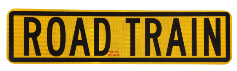 Road Train Signs