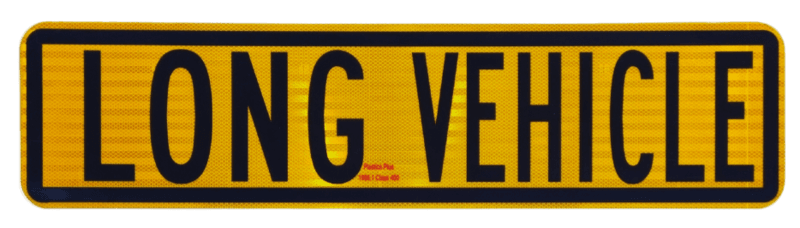 Long Vehicle Signs