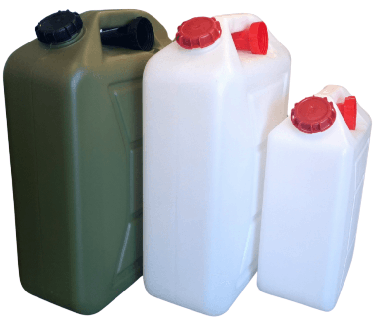 Jerry Can Style Water Containers