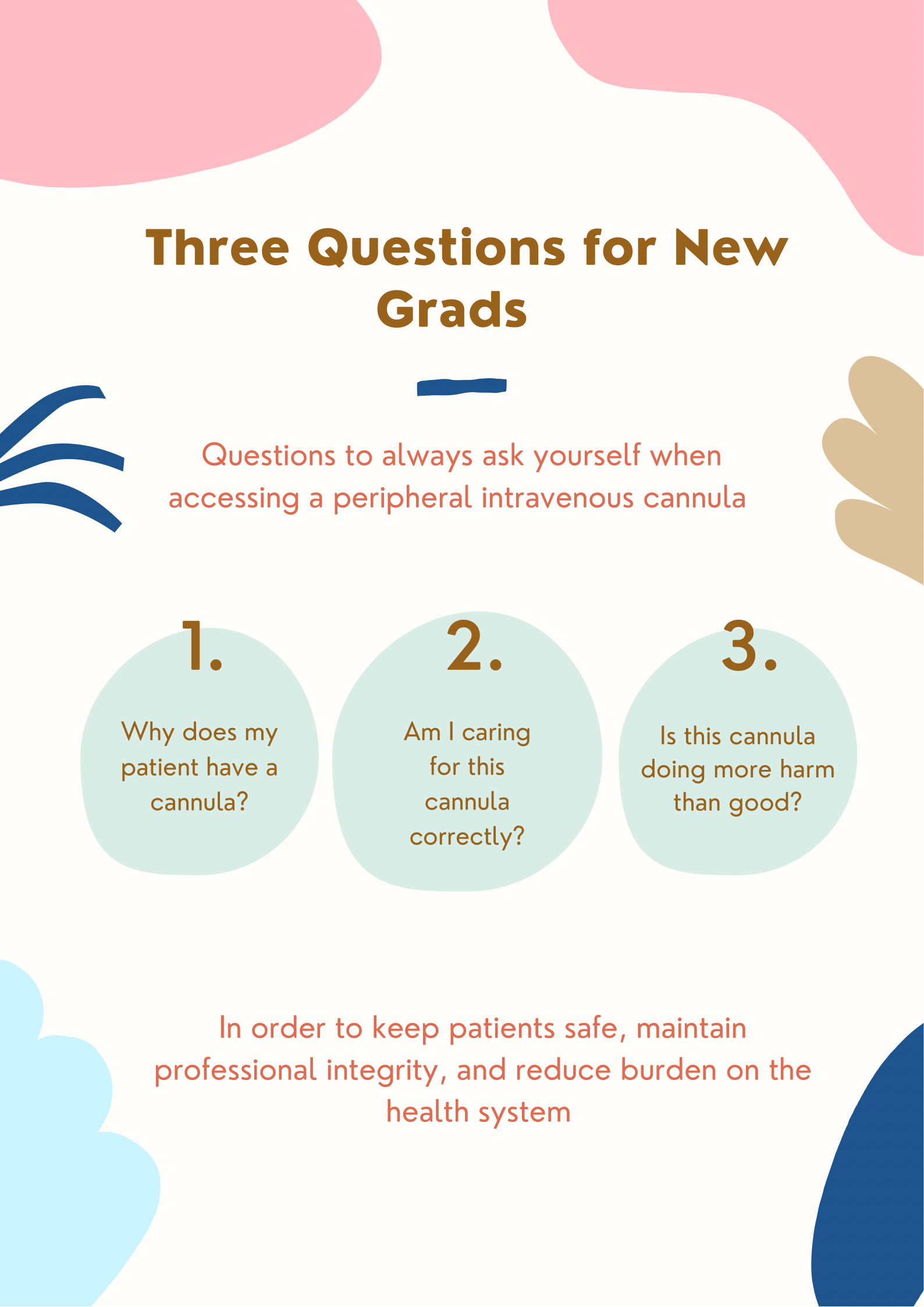 PIVC Essentials: Three Tips for New Grads