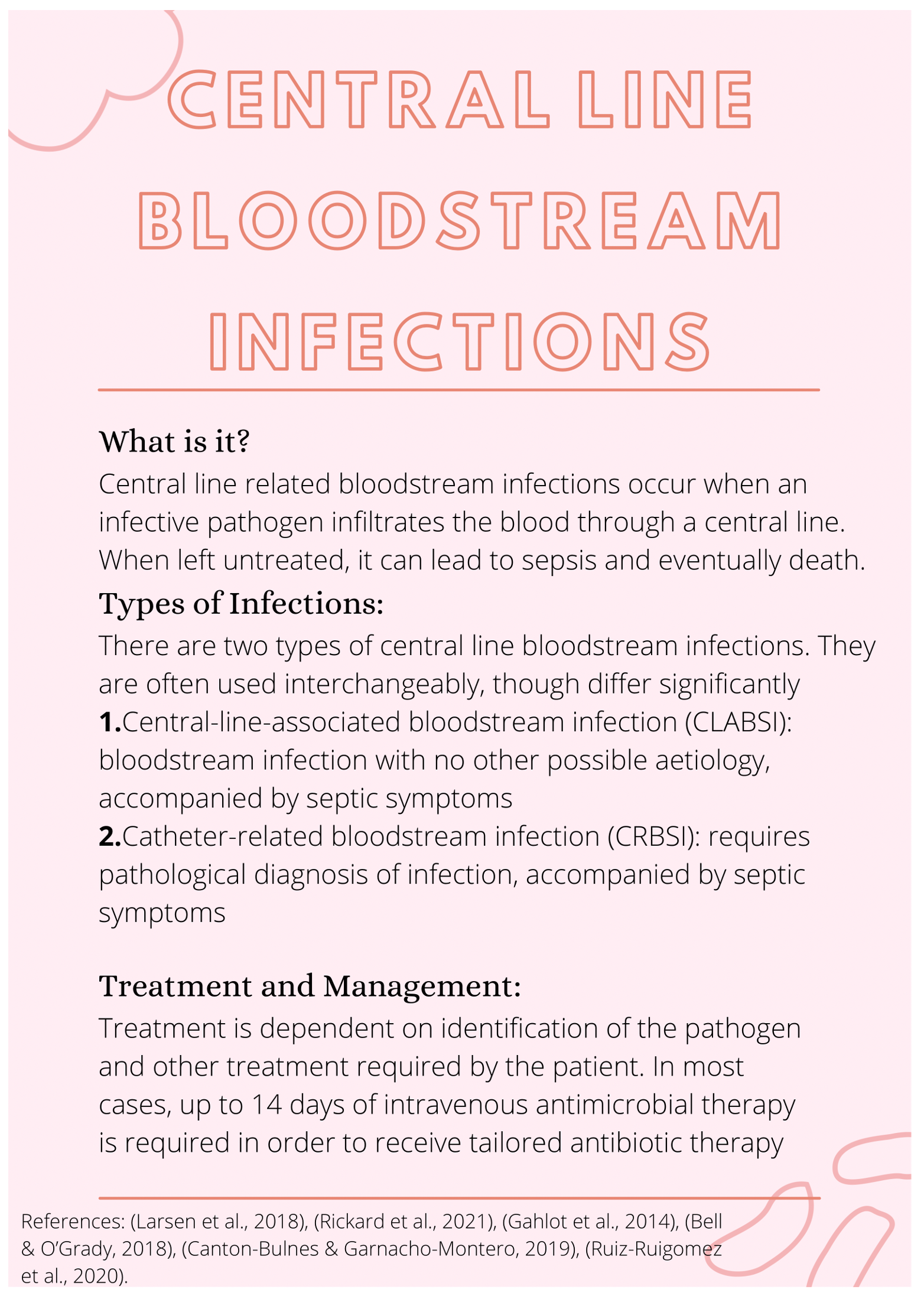 Hospital bacteria: in my blood, in my IV.