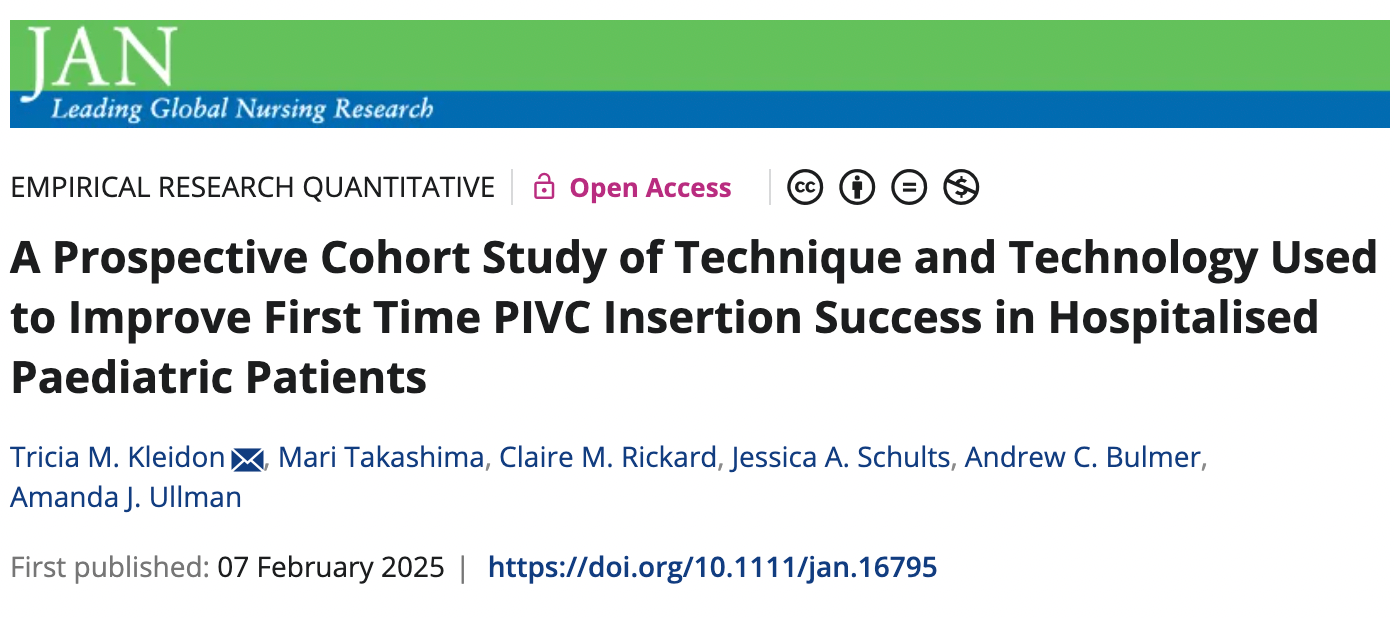 Improving First-Time PIVC Insertion Success in Hospitalized Pediatric Patients