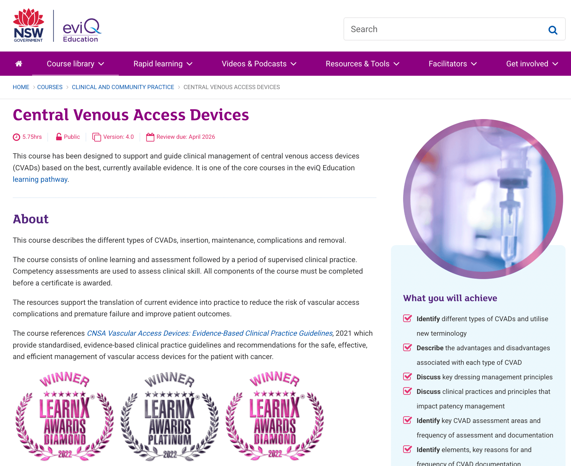 CVAD Course
