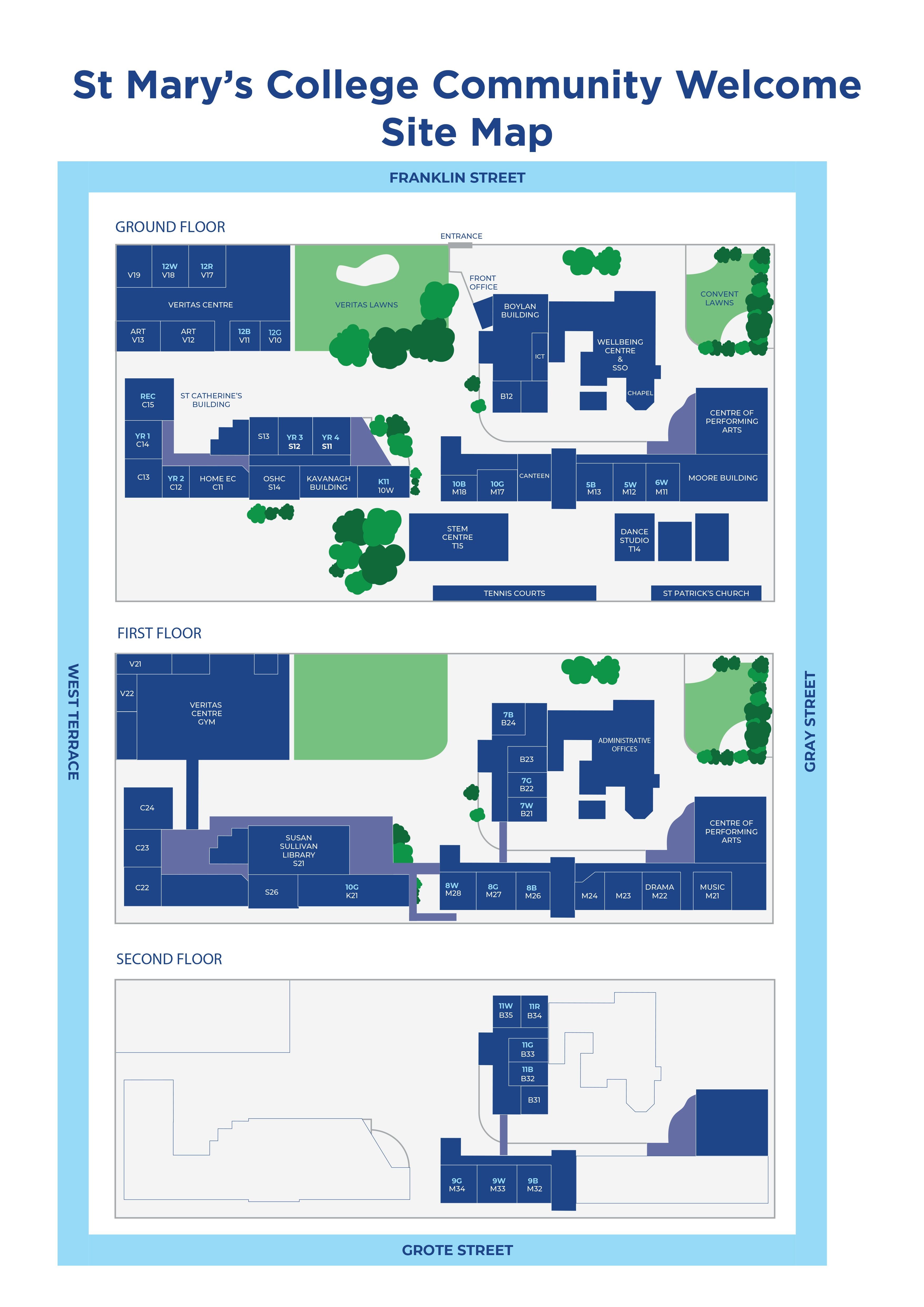 College Site Map Site Map With QR Code Website Copy 