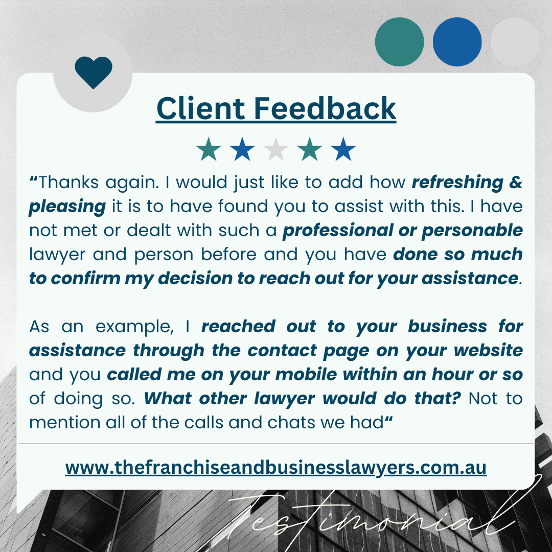 Client Email Feedback