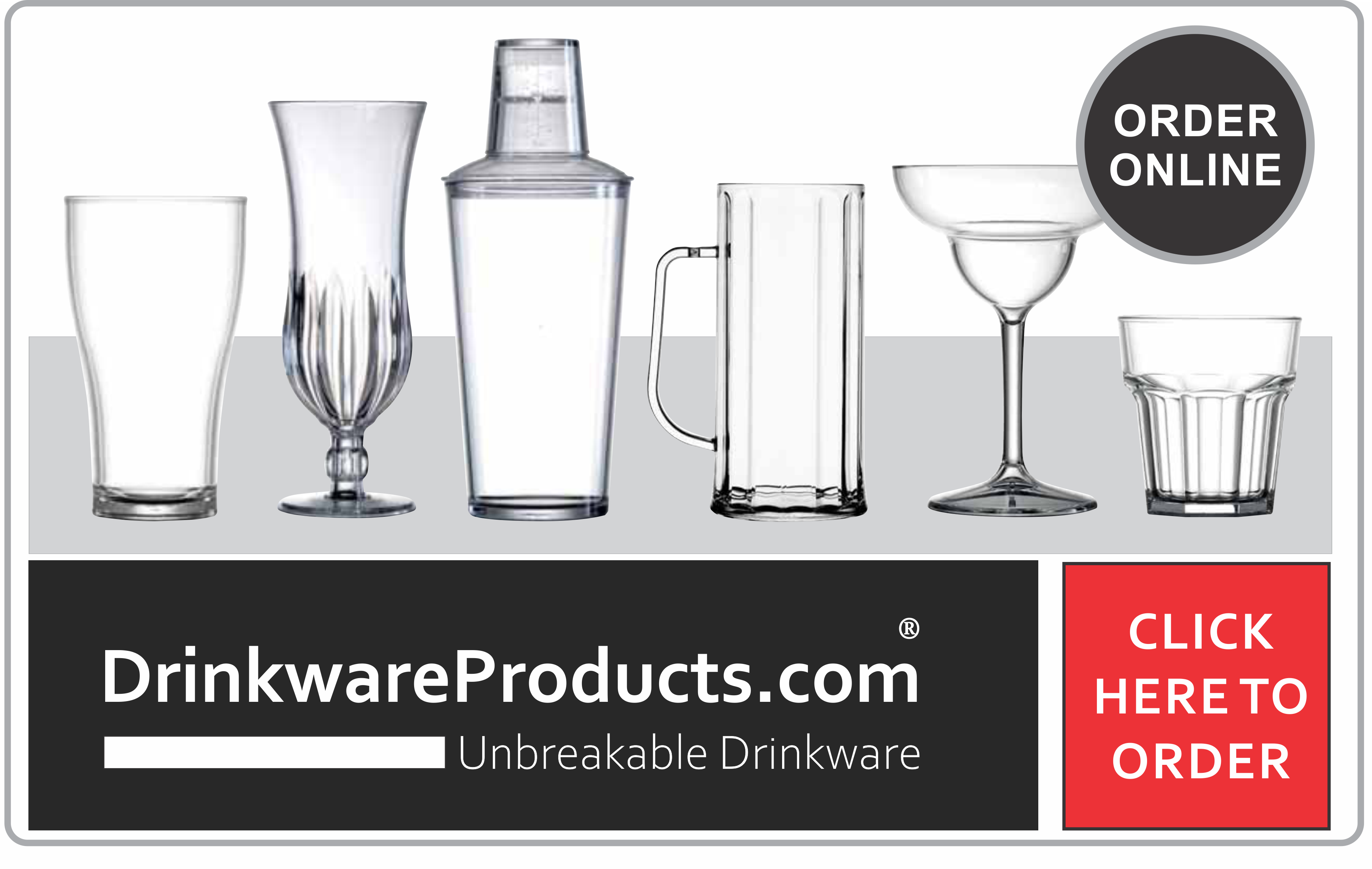 Polycarbonate - Plastic Glassware & Drinkware