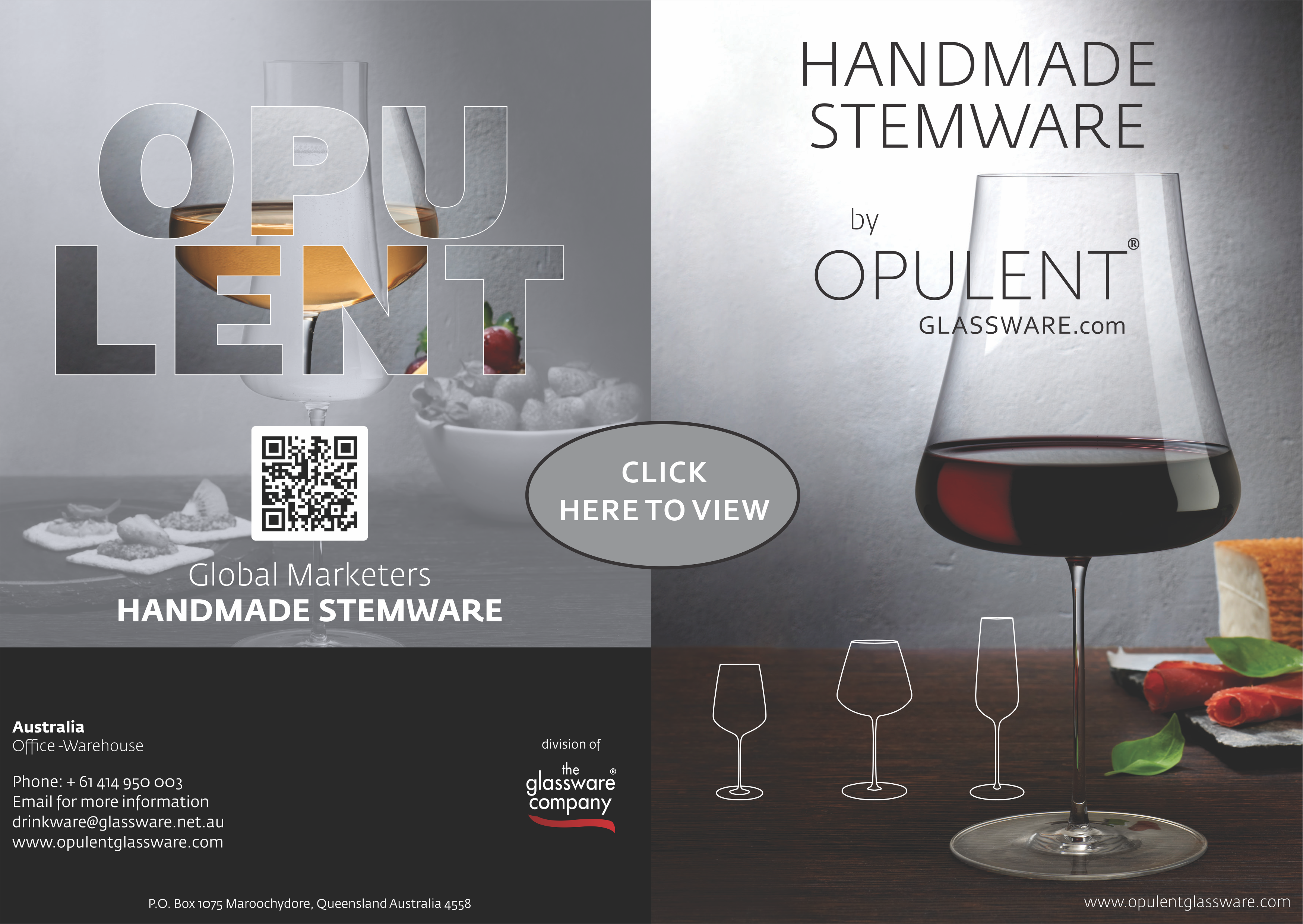 Hand Made OPULENT GLASSWARE Catalogue