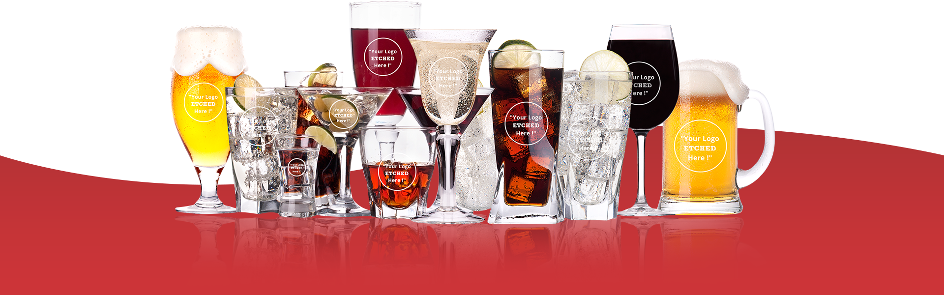 Personalised and engraved glassware from The Glassware Company Personalised and engraved glassware from The Glassware Company