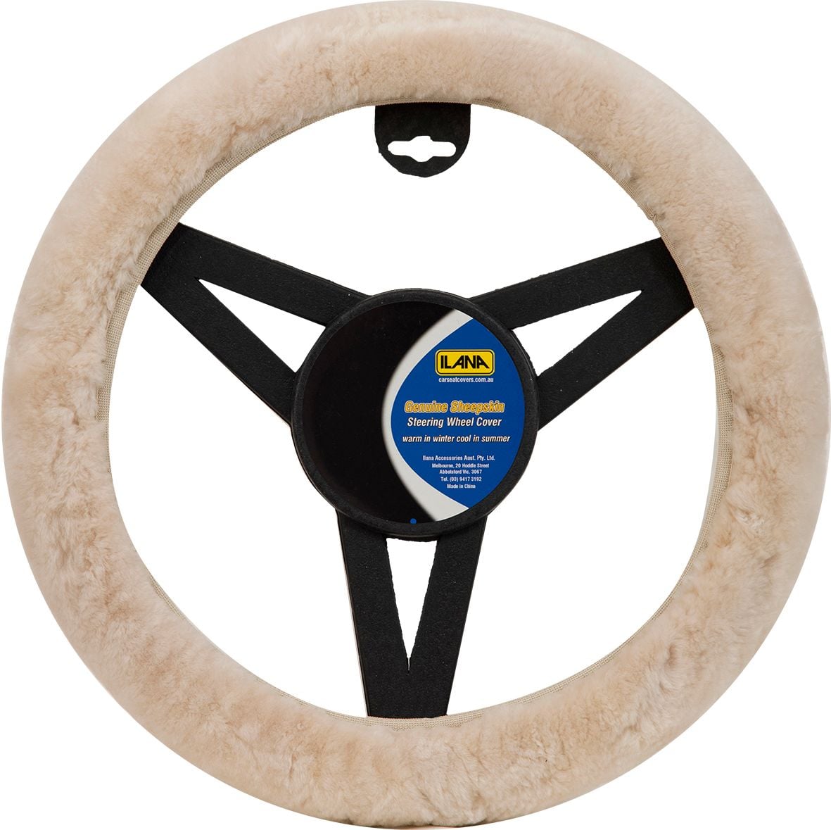 Sheepskin Steering Wheel Cover