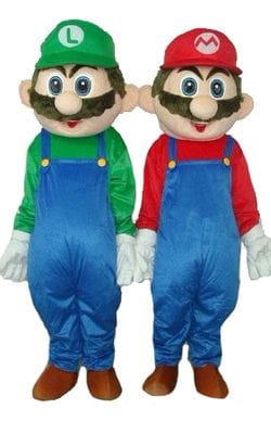 Mario and Luigi Mascots