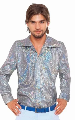 Disco Shirt Silver  -  $46