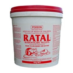 Ratal Rodenticide Pellets - 10kg