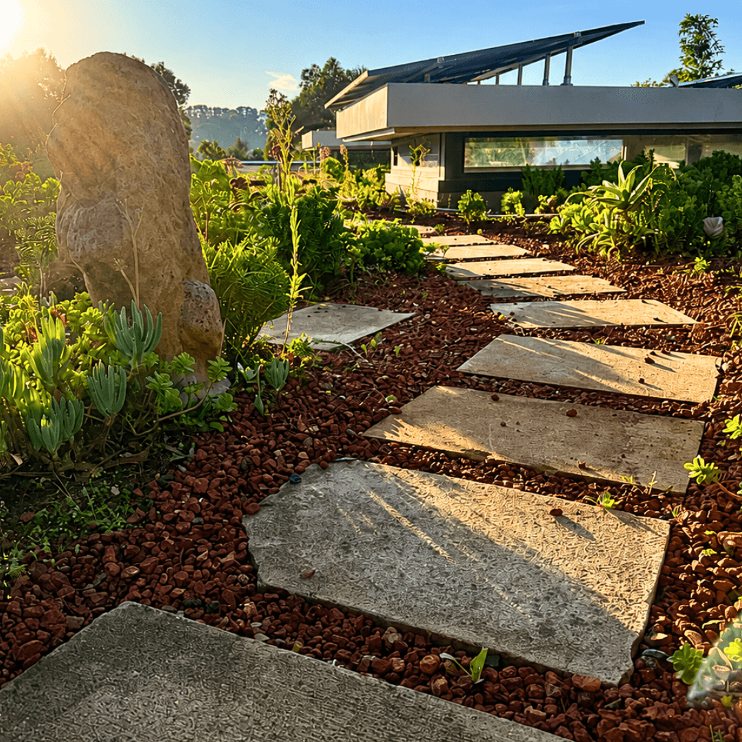 Crushed Brick. A unique choice for landscaping, driveways & sports surfaces