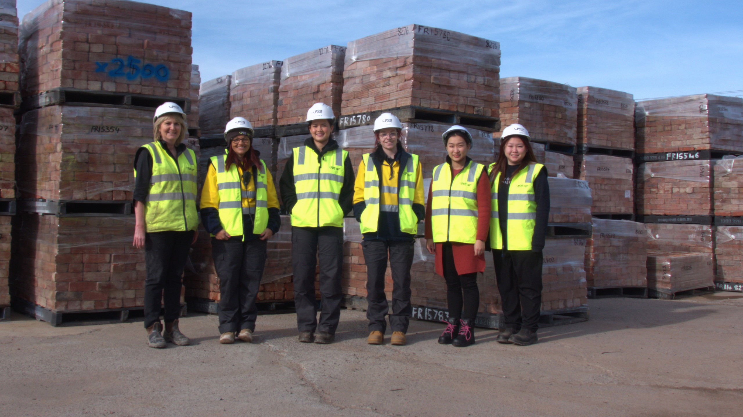 Of our 40 strong team, 30% are women, which is an excellent achievement for our recycling business, offering recycled bricks, building materials and more across Melbourne.