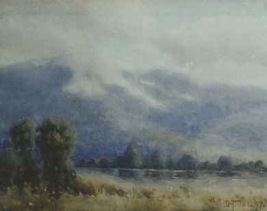 Post-image restoration on watercolour painting -Cleaned and De-acidified Restoration Images Image -61145cbea5d01