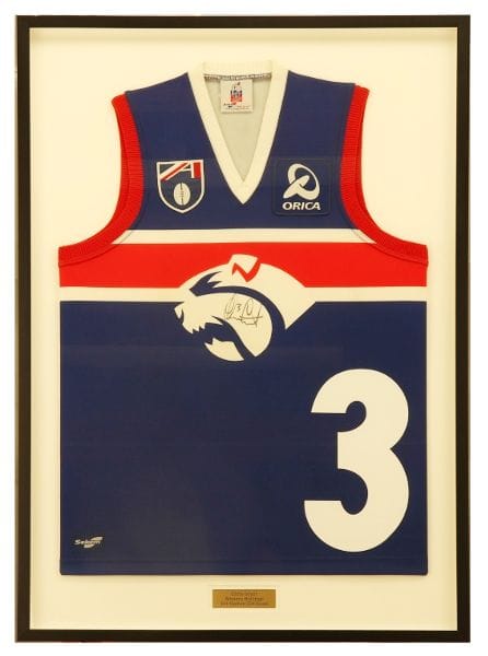 Framed Footscray Football Jumper