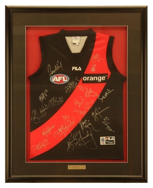 Framed Essendon Football Jumper