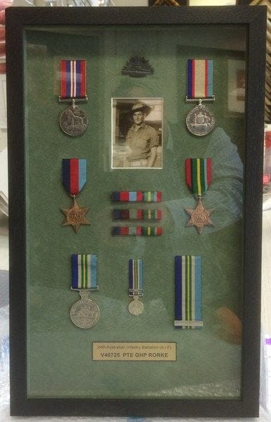 Object Framing - War Medals