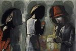 Charles Blackman Dreaming In the Street