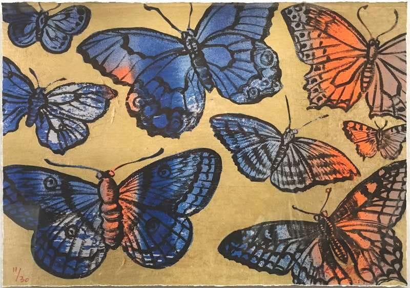David Bromley - Gold Butterflies