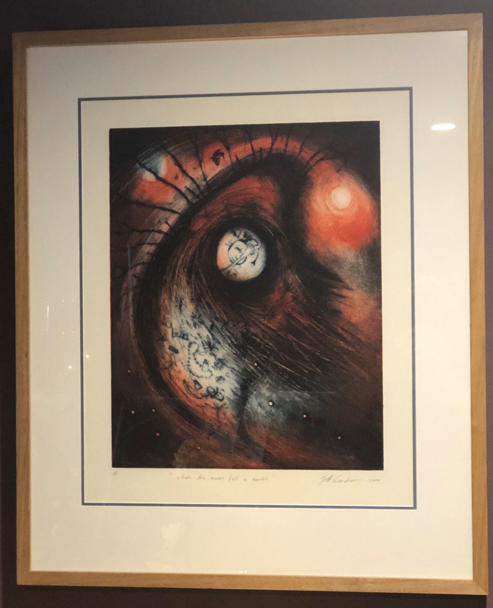 When the Moon fell to earth.- Jeff Gardner