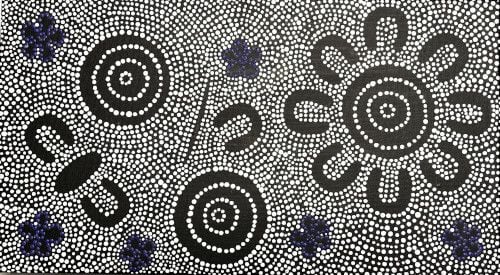 Inma II Purple by Bronwyn Purrula Liddle