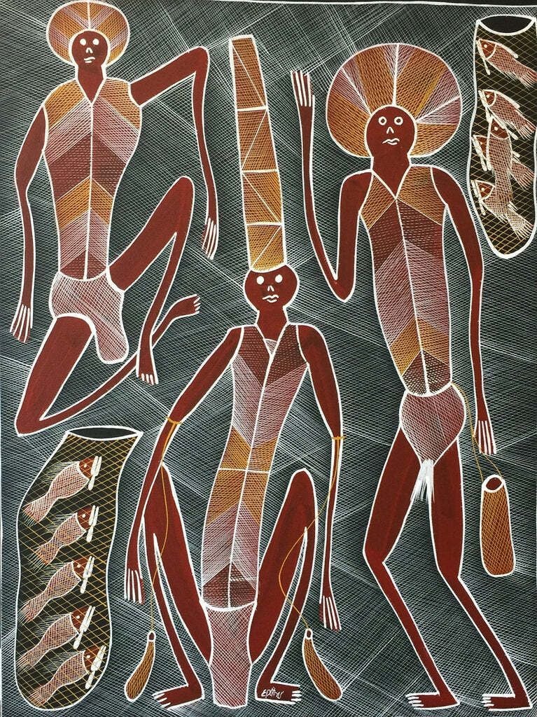 Edward Blitner Mingurrinjji - Lightning Spirit People