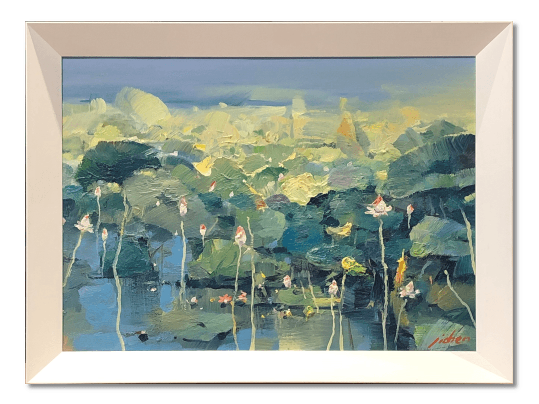 Lotus Pond VII by Ji Chen