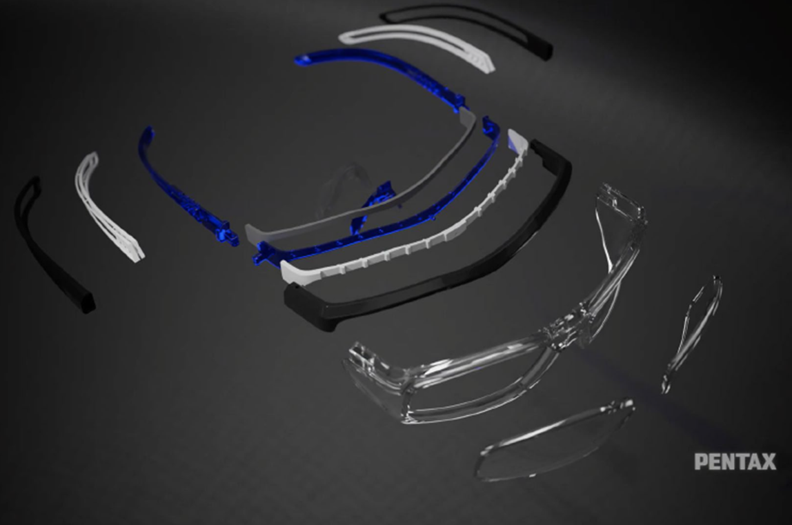 safety glasses deconstructed, zt500, pentax, safety specs, goggles