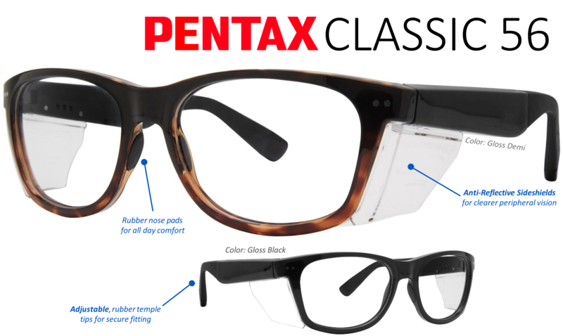 PENTAX Classic 56 Prescription Safety Glasses