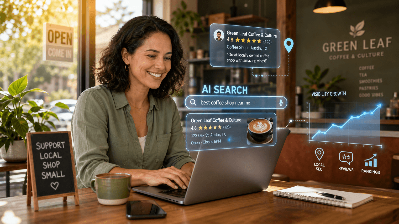 How Local Businesses Can Show Up in AI Search: A Practical Guide for SMBs