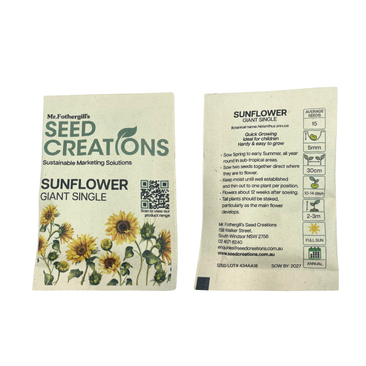 Biodegradable Custom Seed Packets