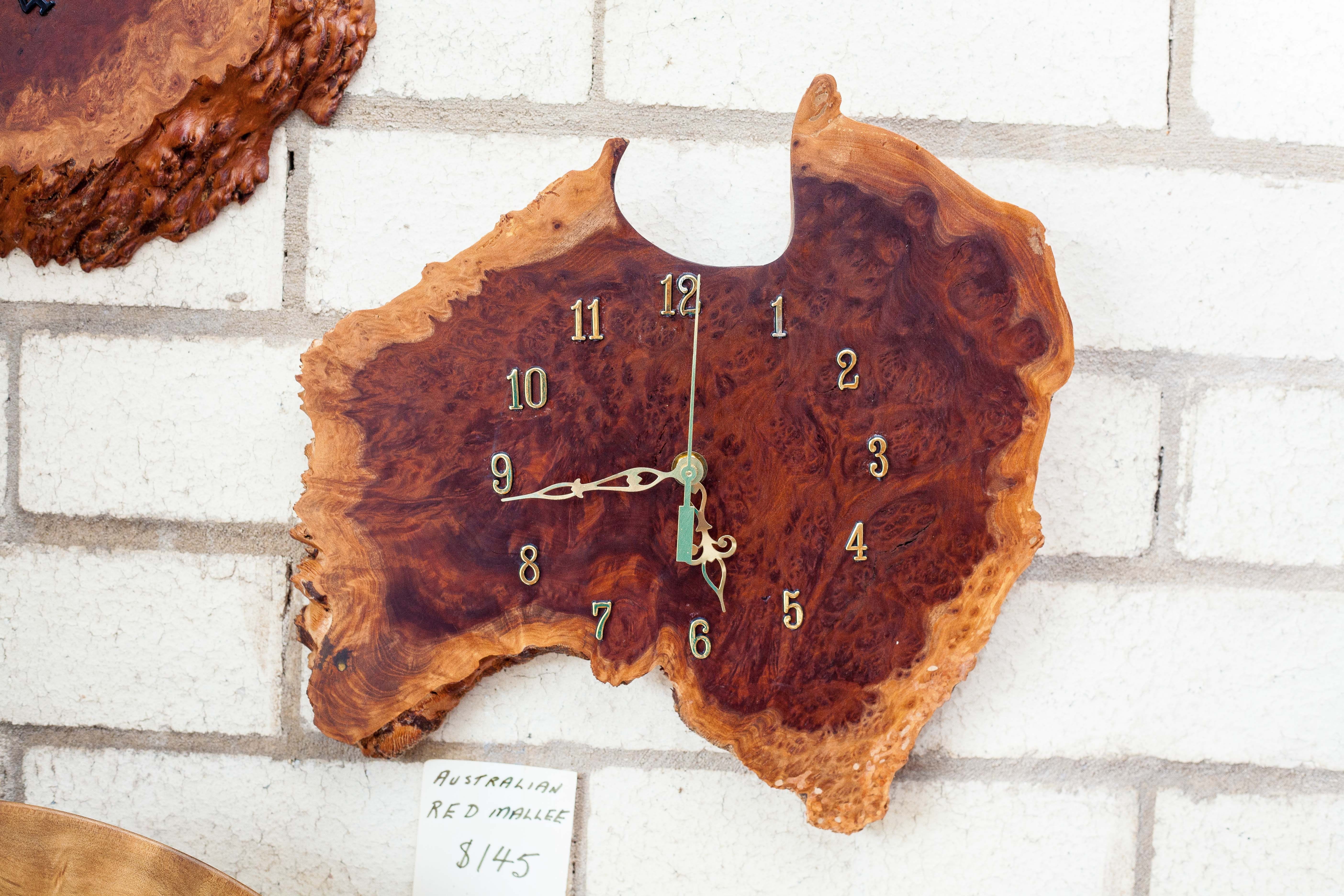 Blue Gum Gallery Clock